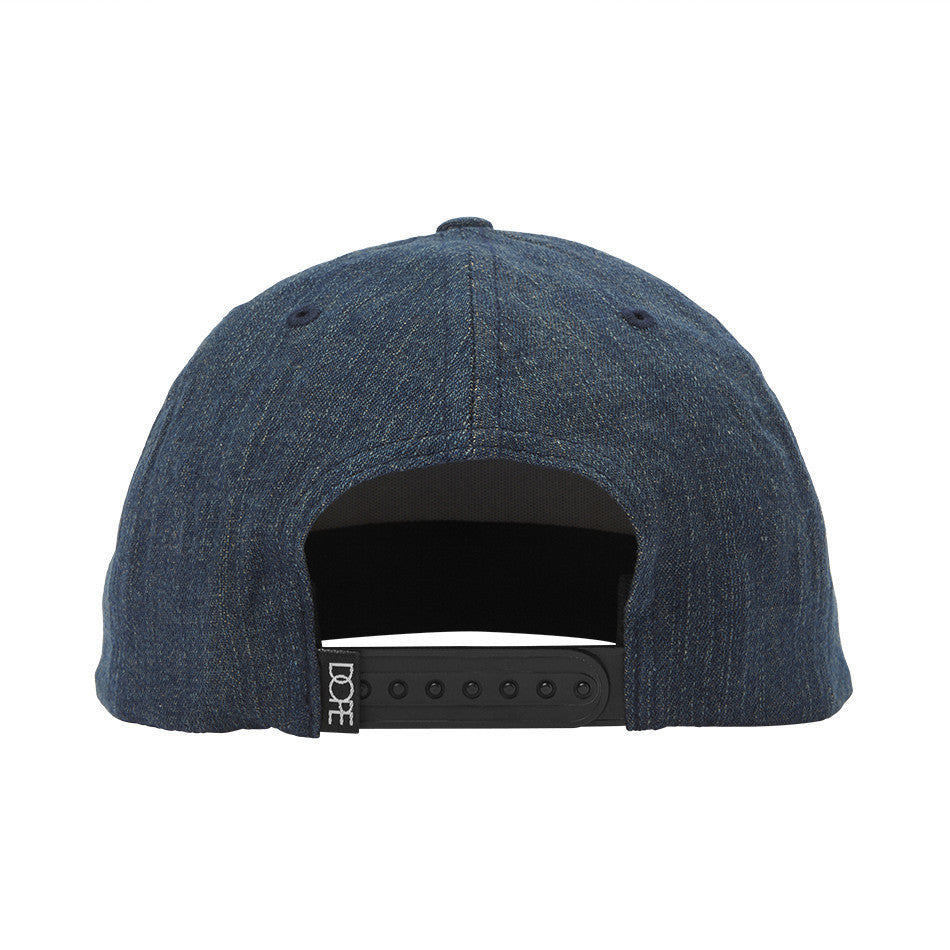 Distressed Denim 3D Embroidered Snapback