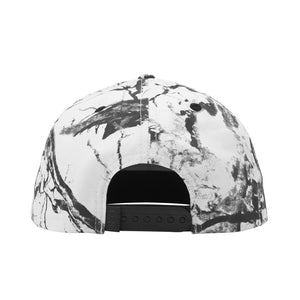 Carrara Matte White Logo Snapback