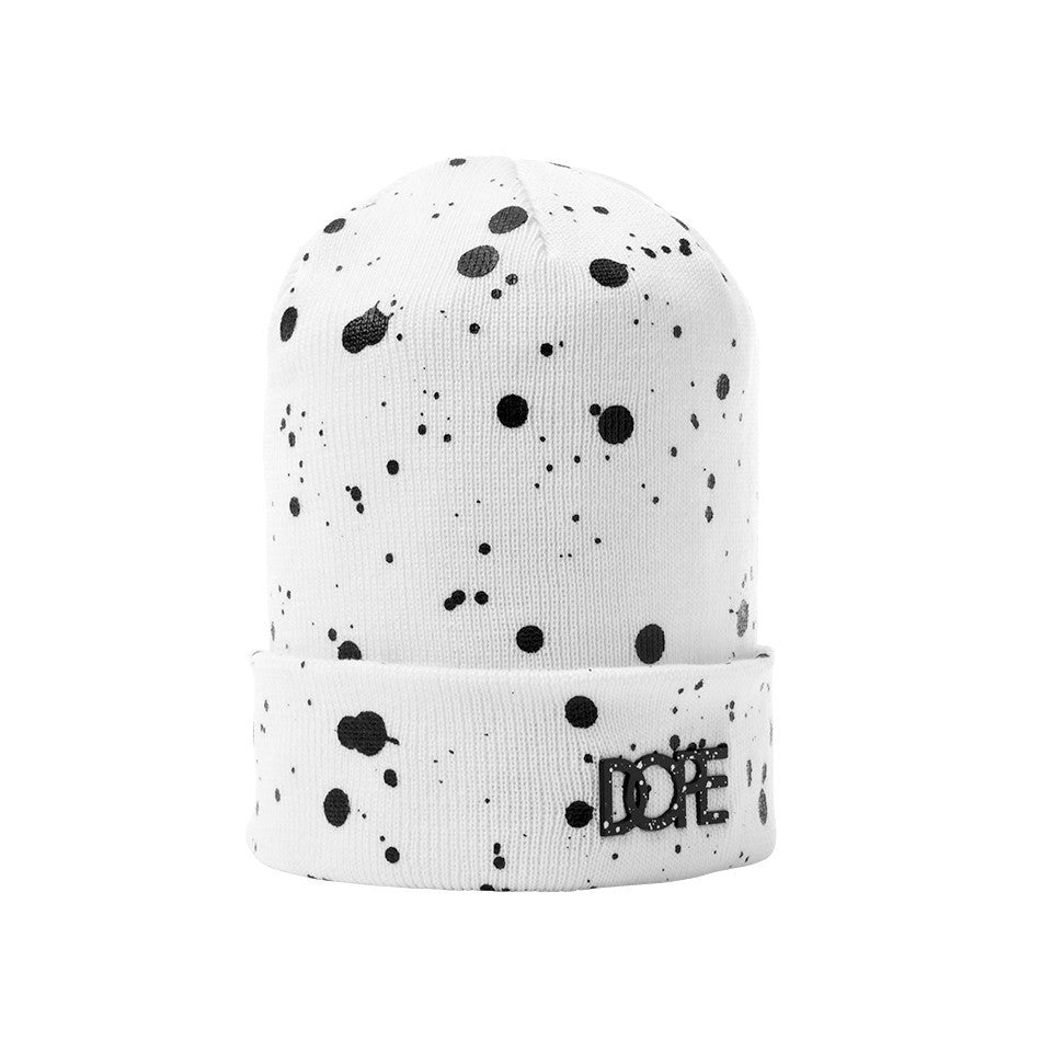 Printed Speckle Logo Beanie