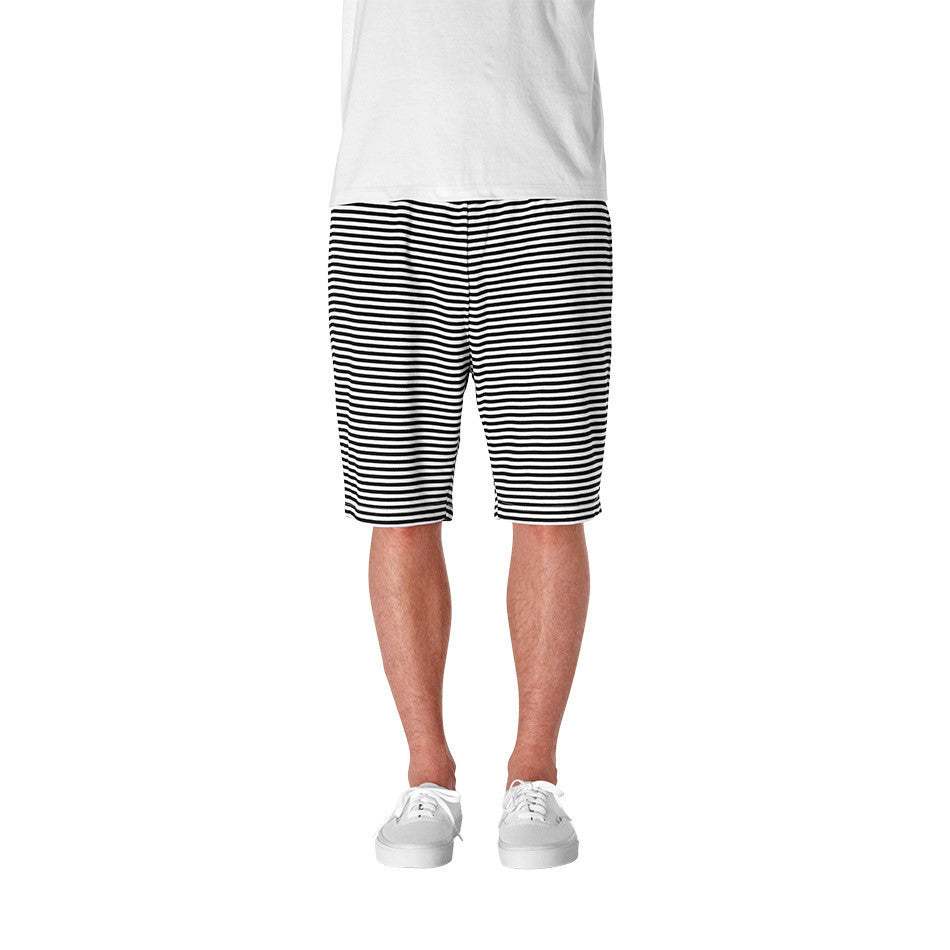 Striped Sweatshort