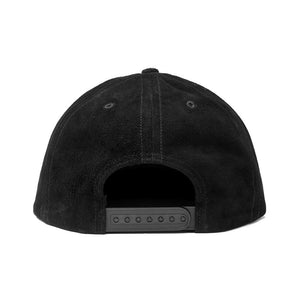 Pleated Suede Snapback